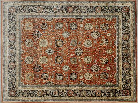 Heriz Red Hand Knotted 80 X 100  Area Rug 660-156758 Image 2