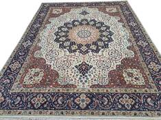 Heriz Cream Hand Knotted 8'0" X 10'0"  Area Rug 660-156760