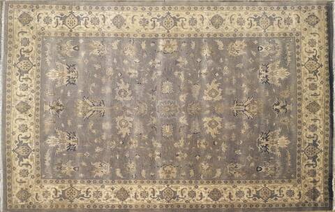 Heriz Blue Hand Knotted 90 X 120 Area Rug 660-156763 Image 2