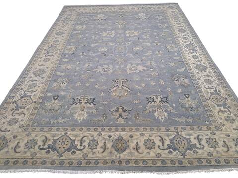 Heriz Blue Hand Knotted 90 X 120 Area Rug 660-156763 Image 0