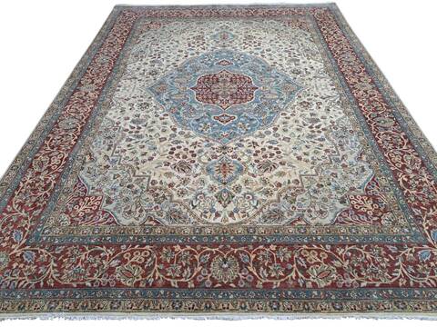Heriz Beige Hand Knotted 90 X 120 Area Rug 660-156764 Image 0