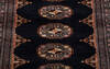 Bokhara Black Runner Hand Knotted 27 X 77 Area Rug 700-156769 Thumb 6