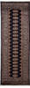 Bokhara Black Runner Hand Knotted 27 X 77 Area Rug 700-156769 Thumb 0