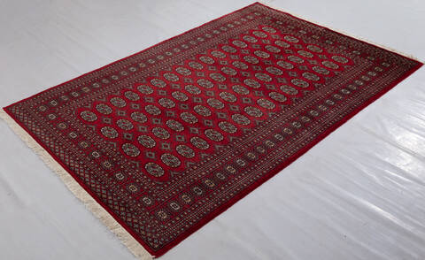 Bokhara Red Hand Knotted 52 X 710 Area Rug 700-156770 Image 2