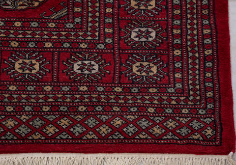 Bokhara Red Hand Knotted 52 X 710 Area Rug 700-156770 Image 4