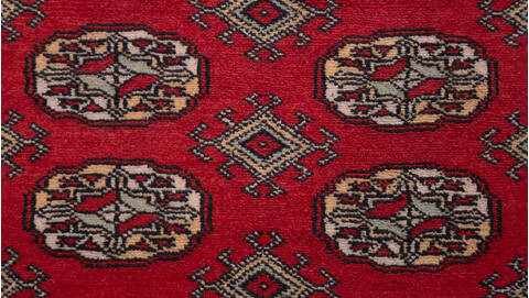 Bokhara Red Hand Knotted 52 X 710 Area Rug 700-156770 Image 6
