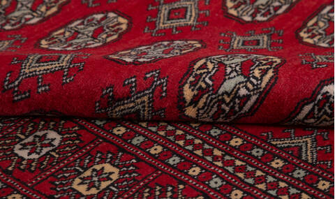 Bokhara Red Hand Knotted 52 X 710 Area Rug 700-156770 Image 7