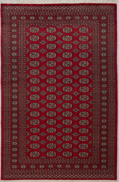 Bokhara Red Hand Knotted 52 X 710 Area Rug 700-156770 Image 0
