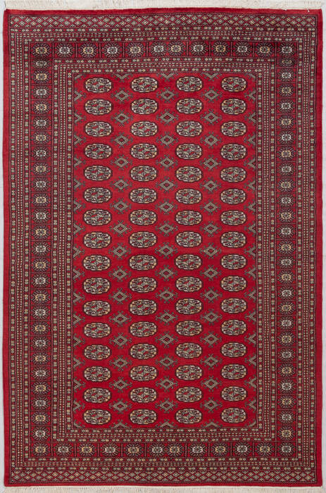 Bokhara Red Hand Knotted 51 X 79 Area Rug 700-156771 Image 0
