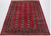 Bokhara Red Hand Knotted 51 X 79 Area Rug 700-156771 Thumb 1