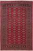Bokhara Red Hand Knotted 51 X 79 Area Rug 700-156771 Thumb 0
