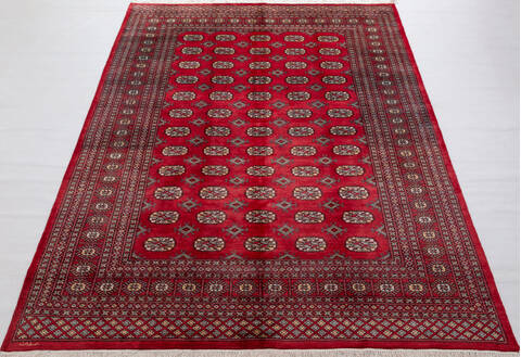 Bokhara Red Hand Knotted 62 X 810 Area Rug 700-156772 Image 1
