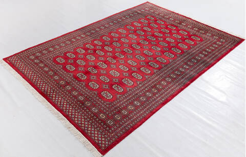 Bokhara Red Hand Knotted 62 X 810 Area Rug 700-156772 Image 2