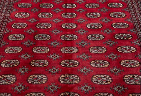 Bokhara Red Hand Knotted 62 X 810 Area Rug 700-156772 Image 5