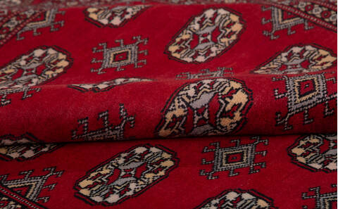 Bokhara Red Hand Knotted 62 X 810 Area Rug 700-156772 Image 7