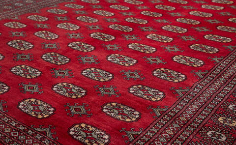 Bokhara Red Hand Knotted 62 X 810 Area Rug 700-156773 Image 3