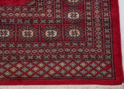 Bokhara Red Hand Knotted 62 X 810 Area Rug 700-156773 Image 4