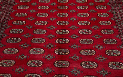 Bokhara Red Hand Knotted 62 X 810 Area Rug 700-156773 Image 5