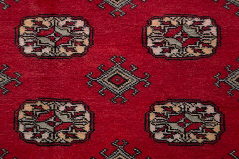 Bokhara Red Hand Knotted 62 X 810 Area Rug 700-156773 Image 6