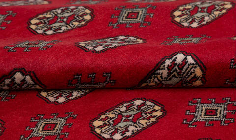 Bokhara Red Hand Knotted 62 X 810 Area Rug 700-156773 Image 7