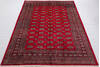 Bokhara Red Hand Knotted 62 X 810 Area Rug 700-156773 Thumb 1