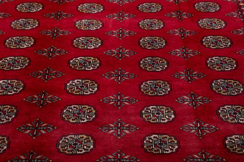 Bokhara Red Hand Knotted 610 X 103 Area Rug 700-156774 Image 5