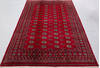 Bokhara Red Hand Knotted 610 X 103 Area Rug 700-156774 Thumb 1