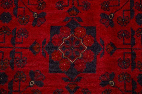 Khan Mohammadi Red Hand Knotted 50 X 66 Area Rug 700-156778 Image 5