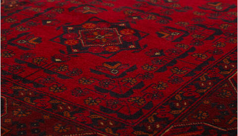 Khan Mohammadi Red Hand Knotted 35 X 50 Area Rug 700-156779 Image 3