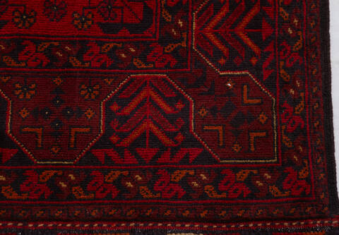 Khan Mohammadi Red Hand Knotted 35 X 50 Area Rug 700-156779 Image 5