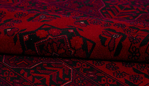 Khan Mohammadi Red Hand Knotted 35 X 50 Area Rug 700-156779 Image 7