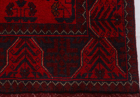 Khan Mohammadi Red Hand Knotted 34 X 49 Area Rug 700-156780 Image 6