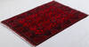 Khan Mohammadi Red Hand Knotted 34 X 49 Area Rug 700-156780 Thumb 2