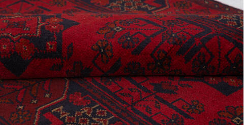 Khan Mohammadi Red Runner Hand Knotted 29 X 99 Area Rug 700-156782 Image 7