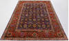Tabriz Blue Hand Knotted 68 X 96 Area Rug 700-156783 Thumb 1