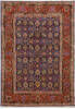 Tabriz Blue Hand Knotted 68 X 96 Area Rug 700-156783 Thumb 0