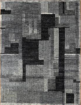 Geometric Multicolor Hand Knotted 5'6" X 8'0"  Area Rug 660-156795