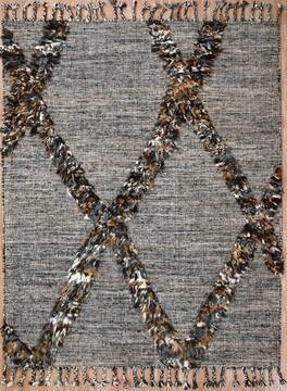Geometric Multicolor Hand Knotted 5'6" X 8'0"  Area Rug 660-156797