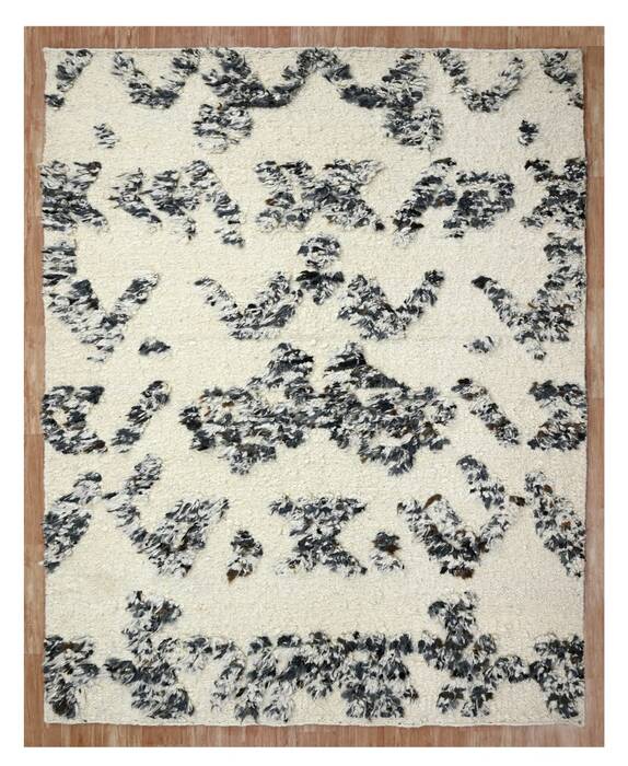 Geometric Multicolor Hand Knotted 57 X 80  Area Rug 660-156799 Image 0