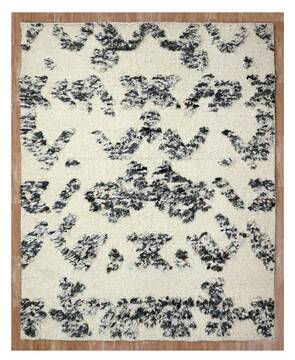 Geometric Multicolor Hand Knotted 5'7" X 8'0"  Area Rug 660-156799