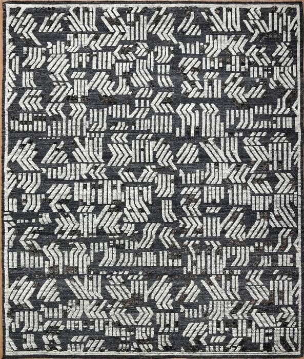 Geometric Multicolor Hand Knotted 80 X 100  Area Rug 660-156800 Image 0