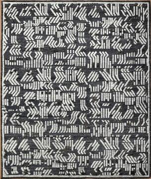 Geometric Multicolor Hand Knotted 8'0" X 10'0"  Area Rug 660-156800