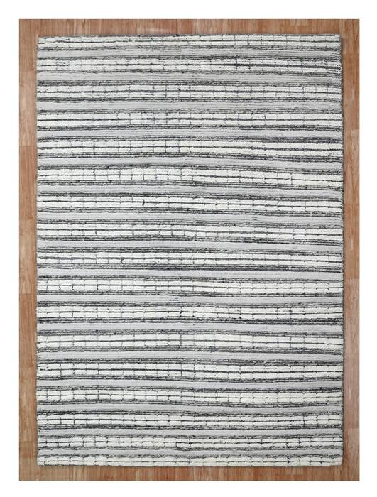 Geometric Multicolor Hand Knotted 56 X 80  Area Rug 660-156803 Image 0