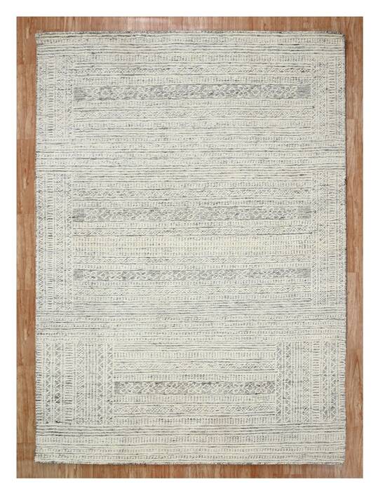 Geometric Multicolor Hand Knotted 56 X 80  Area Rug 660-156807 Image 0