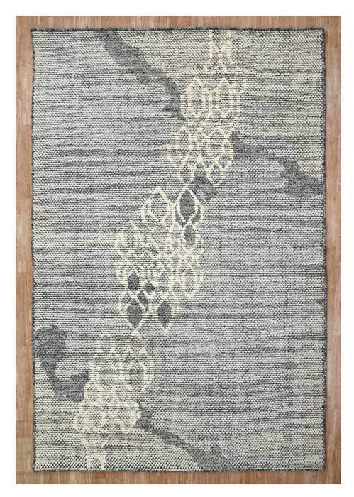 Geometric Multicolor Hand Knotted 56 X 80  Area Rug 660-156811 Image 0