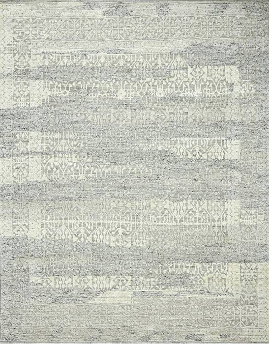 Geometric Beige Hand Knotted 90 X 120  Area Rug 660-156818 Image 0