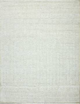 Geometric Beige Hand Knotted 9'0" X 12'0"  Area Rug 660-156820