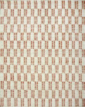 Geometric Beige Hand Knotted 8'0" X 10'0"  Area Rug 660-156827