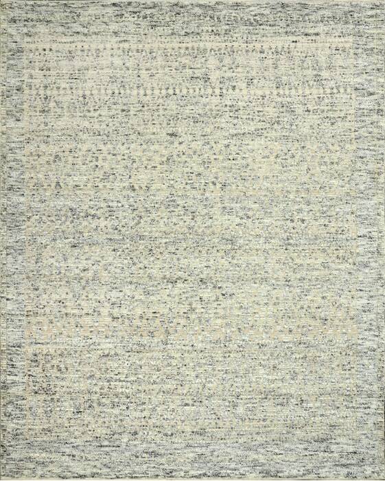 Geometric Beige Hand Knotted 80 X 100  Area Rug 660-156837 Image 0