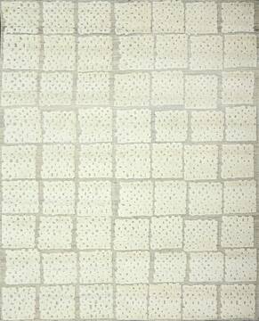Geometric Beige Hand Knotted 9'0" X 12'0"  Area Rug 660-156851